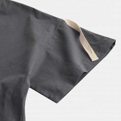 Mens Plus Size 100% Cotton Vintage Splits Kaftan 5XL Loose V Neck Dress Tops T Shirts Arab Robe
