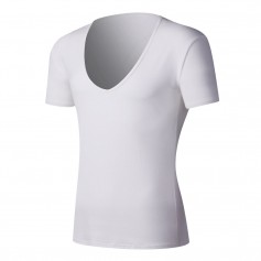 Mens 100%Modal Well-absorbent Breathable Smooth Bodybuilding Gym Tops Fitness Running T Shirts