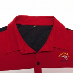 Mens Business Casual Striped Printed Short Sleeve Turndown Collar Casual Golf Shirt