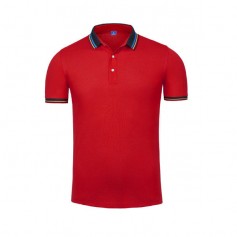 Mens Casual Business Solid Color Soft Knitted Golf Shirt Short Sleeve T Shirts