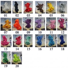 One Pairs Shoe Laces Strings Sports Shoes Boots Sneakers Skates Flat Shoelaces 20 colors