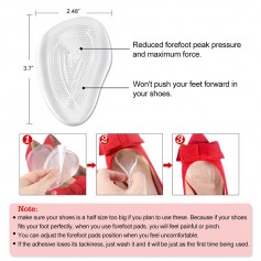 7 Pairs-Heel Grips Liners and Arch Support,Back Heel Insoles Cushions for High Heels by Blomed,Gel Shoe Inserts for Men & Women,Include Free 1 Pair Ball of foot Pads for Foot Pain Relief