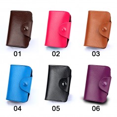 Leather Men's Card Holder Purses High Quality Women's Credit Card Holders Women Pillow Holder Wallet
