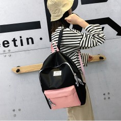 Women High Quality Canvas Travel Backpack Female Mochila School Bags For Teenage Girl