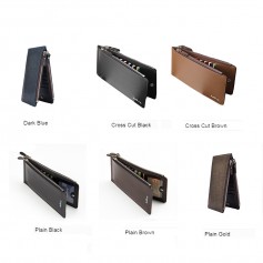 Baellerry Men High Quality PU Leather ID Cards Case Female Concertine Fold Extendable Design Credit Long Card Holder