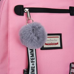 Big High School Bag for Teenage Girls Usb with Lock Anti Theft Backpack