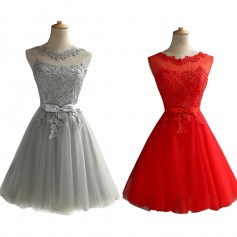 Female Sexy Backless Short Prom Dresses Women Lace Up Prom Gown Formal Dress Ladies Elegant Occasion Party Short Dresses