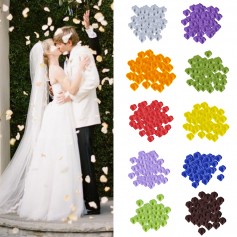 Beautiful Multi Colors Silk Flower Rose Artificial Petals for Wedding Decorations