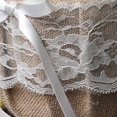New Vintage Retro Lace Ribbon Bow Wedding Flower Girl Basket