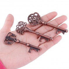 9 Pcs Antique Bronze Royal Key Charms Pendants Set for DIY Necklace Jewelry Handmade Making Accessaries