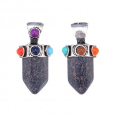 Fashion Natural Gemstone Crystal Stone Chakra Healing Reiki Pendant For DIY  Necklace Jewelry Making