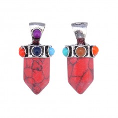 Fashion Natural Gemstone Crystal Stone Chakra Healing Reiki Pendant For DIY  Necklace Jewelry Making