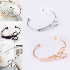 New Fashion Minimalist Scissors Openings Bracelets Decorative Jewelry Bracelets Gifts