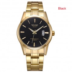 New Mens Stainless Steel Watch Date Military Army Analog Quartz Sport Wrist Watches