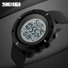 Fashion Mens Rubber LED Digital Waterproof Watch Date Military Quartz Outdoor Sport Wristwatches