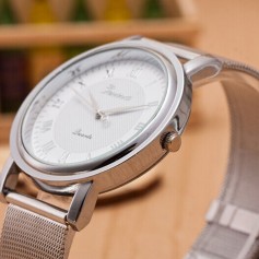 Fashion Women Classic Geneva Quartz Luxury Stainless Steel Wrist Watch