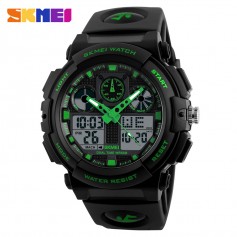 Fashion Mens LED Digital Waterproof Watch Date Military Quartz Outdoor Sport Stainless Steel Wristwatches