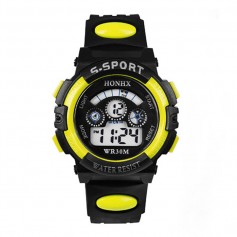 Children Boy Digital LED Quartz Alarm Date Waterproof Sports Wrist Watch