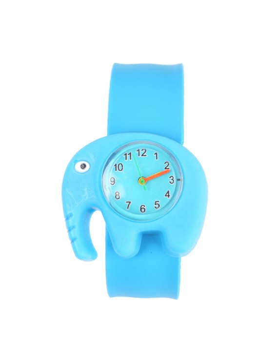 Cute Cartoon Unisex Children Kids Quartz Sports Bendable Rubber Strap Wrist Watch