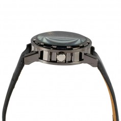 WINNER Men Fashion Luxury Brand Skeleton PU Leather Watch Automatic Mechanical Business Wristwatches